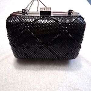 Nicole By Nicole Miller Black Sequin Clutch